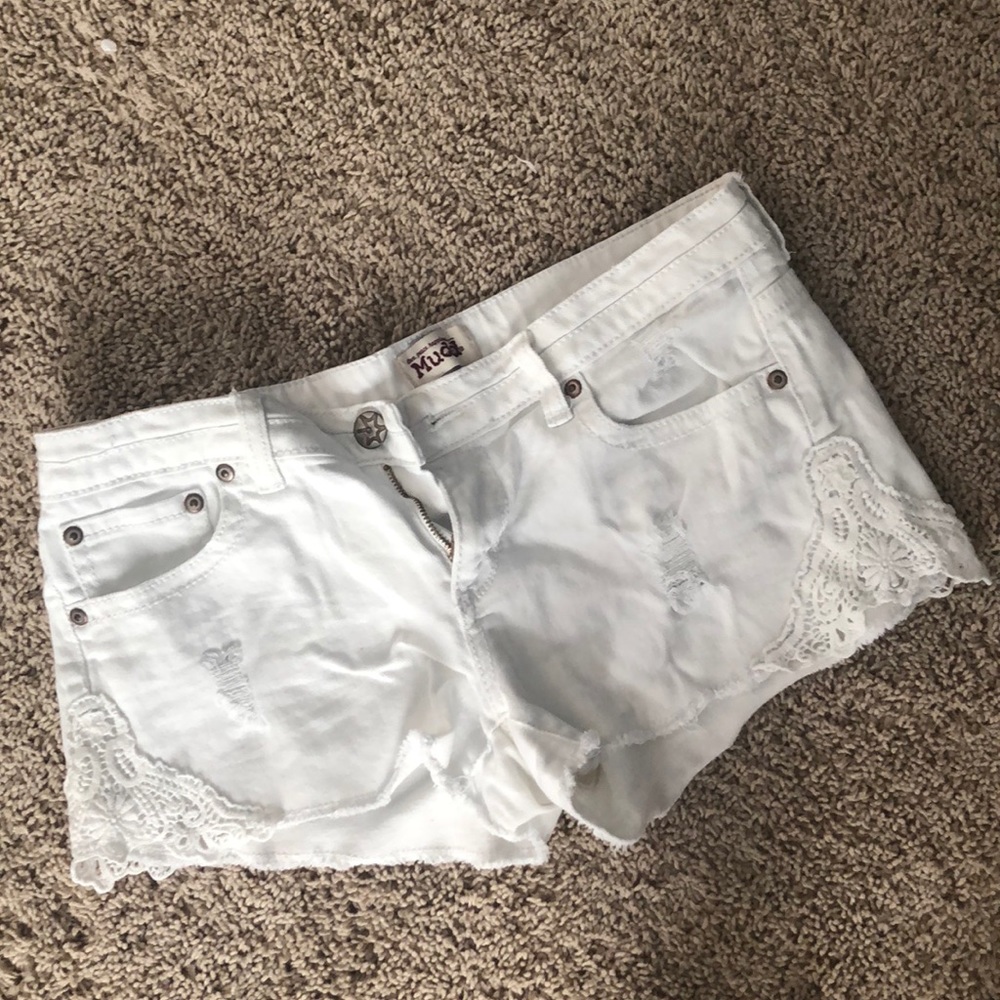 White Mudd Shorts